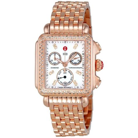 rose gold michele watch replica|Replica Michele Rose Gold/Black Watch Watches.